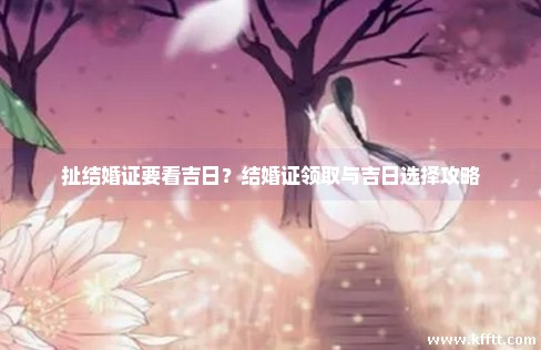 扯结婚证要看吉日?结婚证领取与吉日选择攻略 扯结婚证要看吉日?结婚证领取与吉日选择攻略
