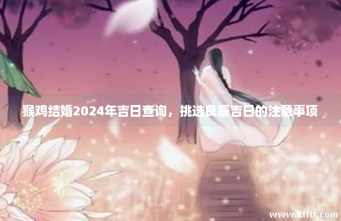 猴鸡结婚2024年吉日查询，挑选良辰吉日的注意事项